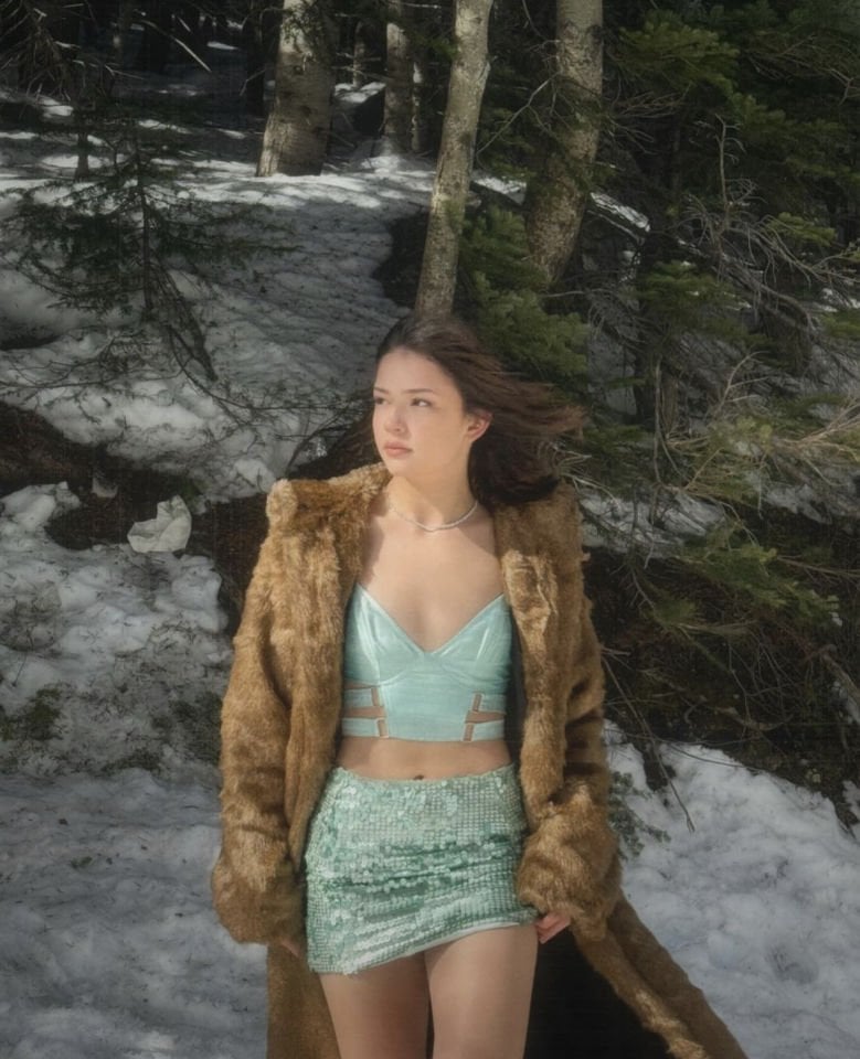 Special Design Couture Sequined Inner Lining Super Mini Evening Skirt Turquoise - 38