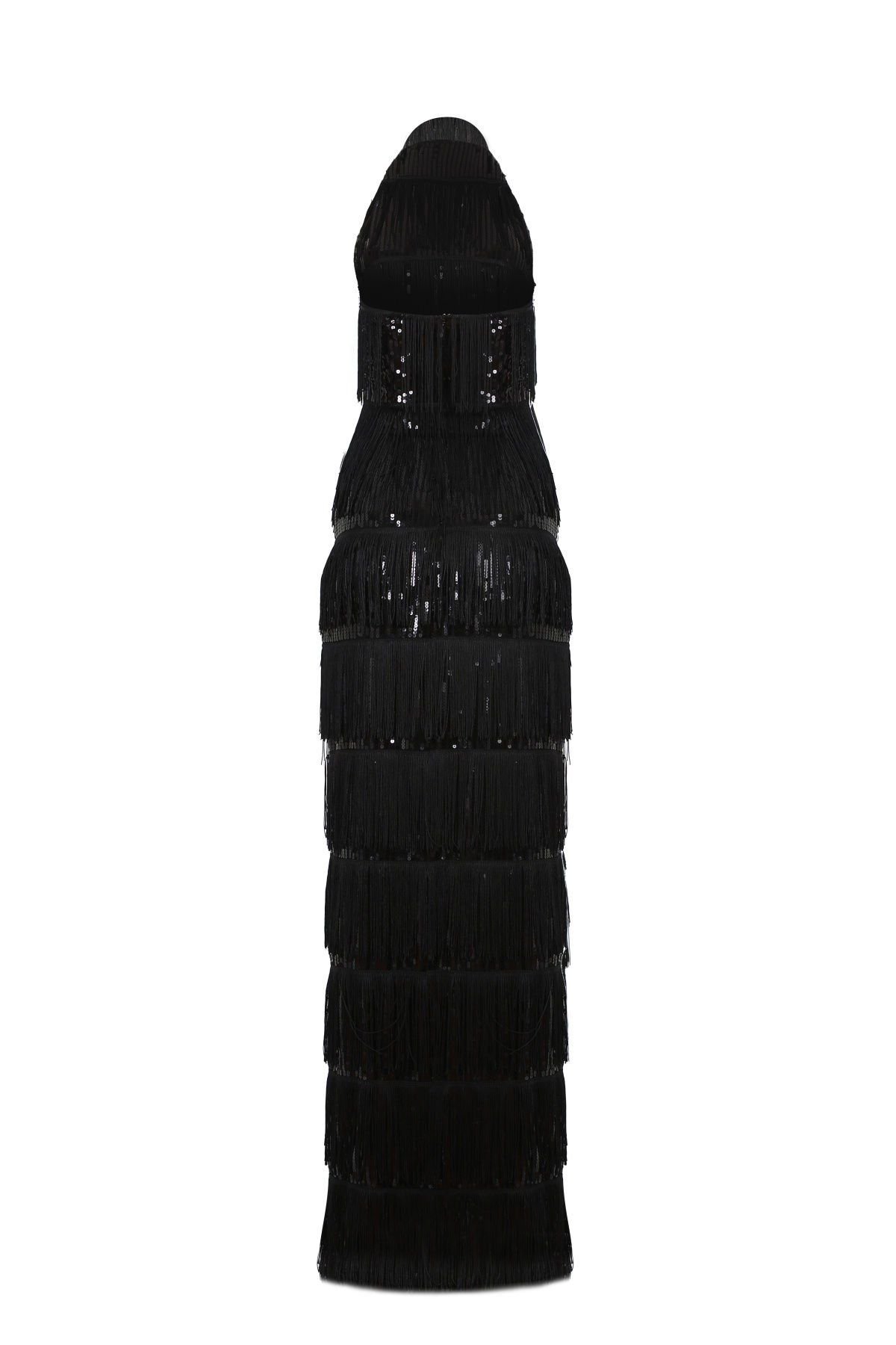 Abito da sera nero dal design speciale Nero - 34
