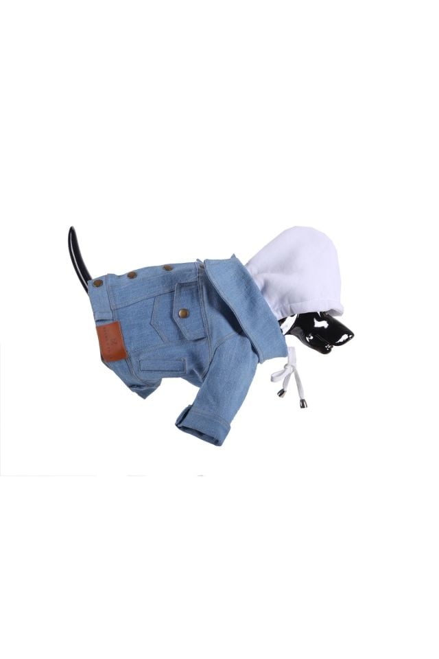Cappotto in jeans denim dal design speciale Abbigliamento per cani e gatti