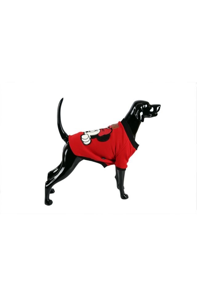 Felpa con applicazioni Topolino Cat & Dog Outfit Rosso - M