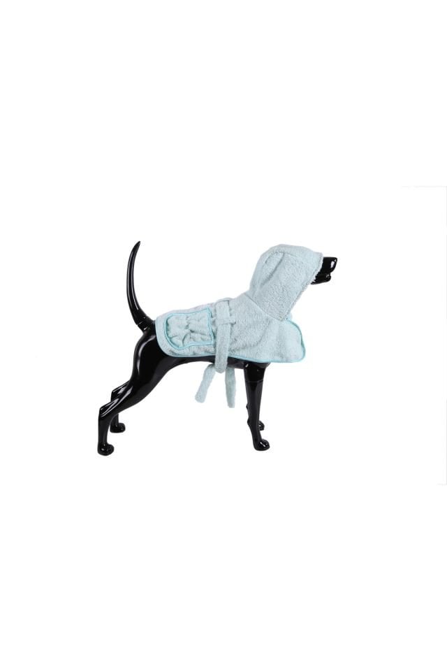 Accappatoio per cani e gatti di colore blu, vestiti per cani e gatti, verde - M
