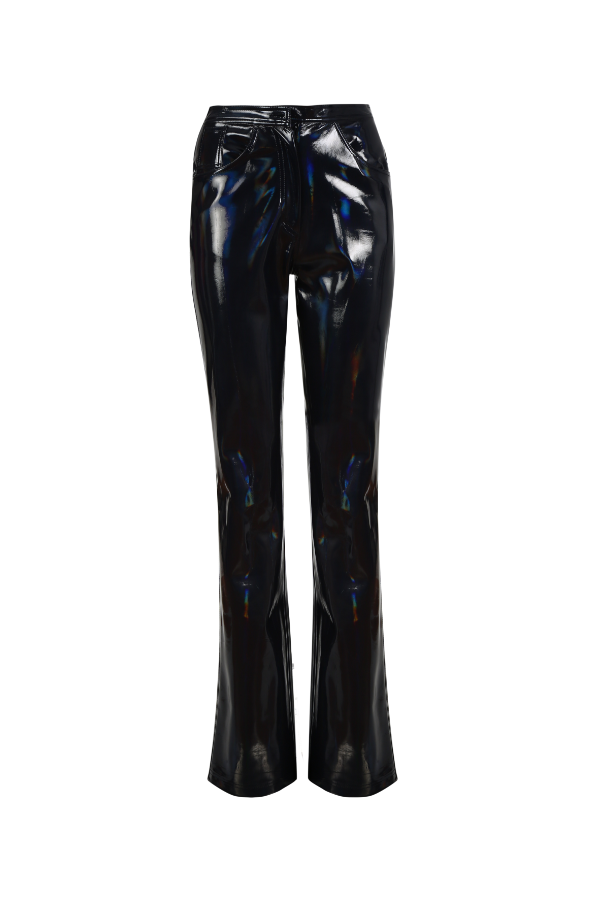 Special Design Hologram High Waist Trousers